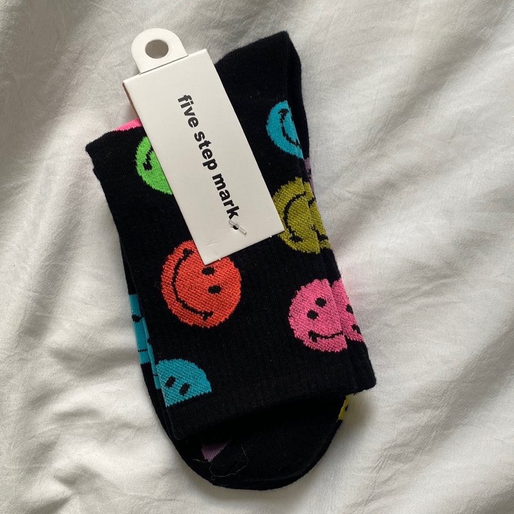 Brand New Smiley Face Socks